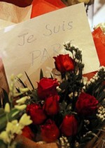 Hommage aux victimes des attentats du vendredi 13 novembre à Paris