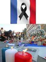 Hommage aux victimes des attentats du vendredi 13 novembre à Paris