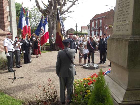 violaines centenaire de la déclaration de guerre de l'Allemagne à la France le 3 Aout 1914